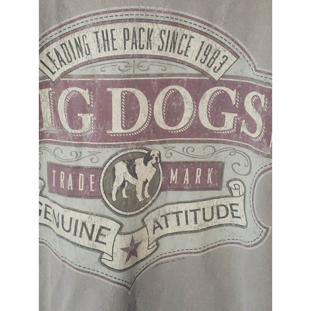 Vintage Big Dogs LS Tshirt 20th Anniversary size XXL 2XL 2000s 2003 - Picture 3 of 9
